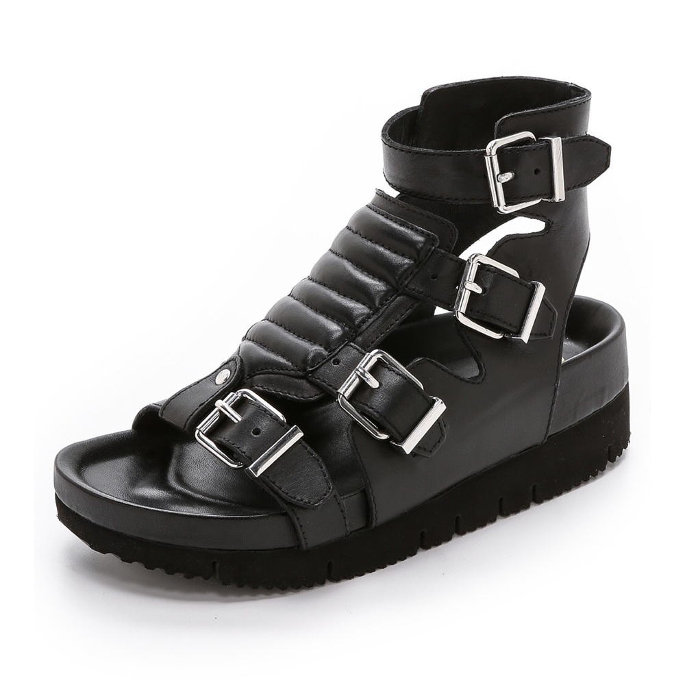 Ash Tribal Gladiator Sandals